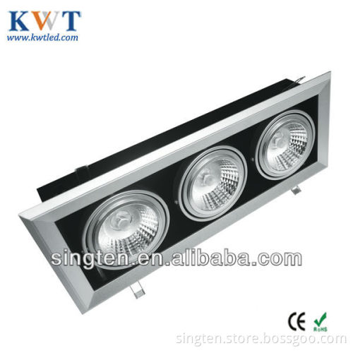 sharp cob led gimbal recessed downlight ar111
